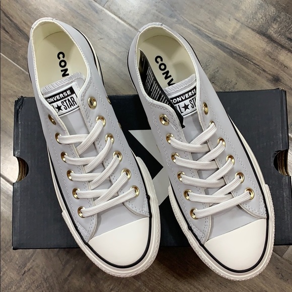 CONVERSE CTAS LIFT OX PLATFORM mouse/vintage white - Picture 7 of 16